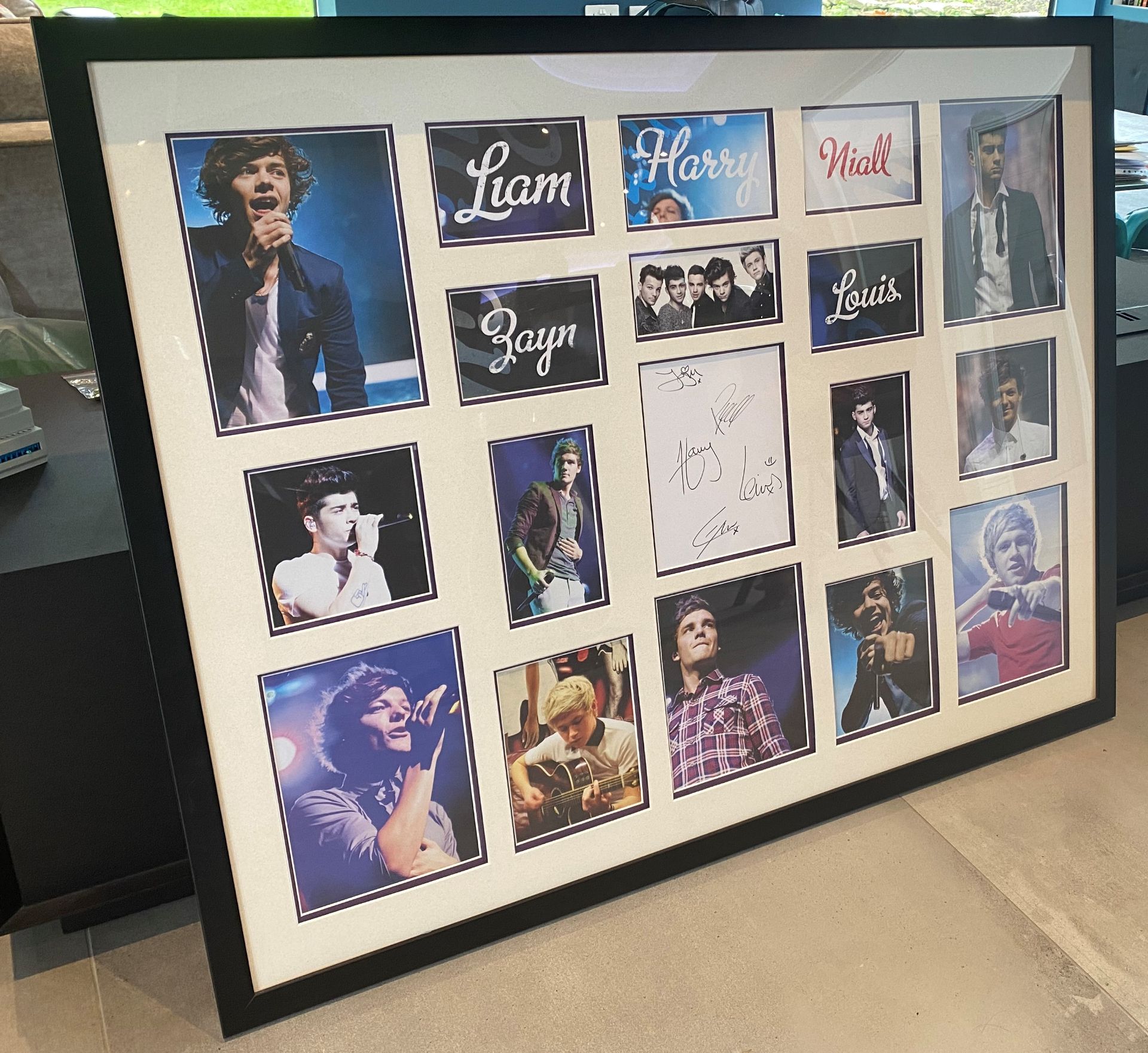 â€˜ONE DIRECTIONâ€™ HAND SIGNED PRESENTATION WITH COA - NO VAT!