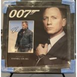 HAND SIGNED JAMES BOND PRESENTATION BY â€˜DANIEL CRAIGâ€™ WITH COA - NO VAT!