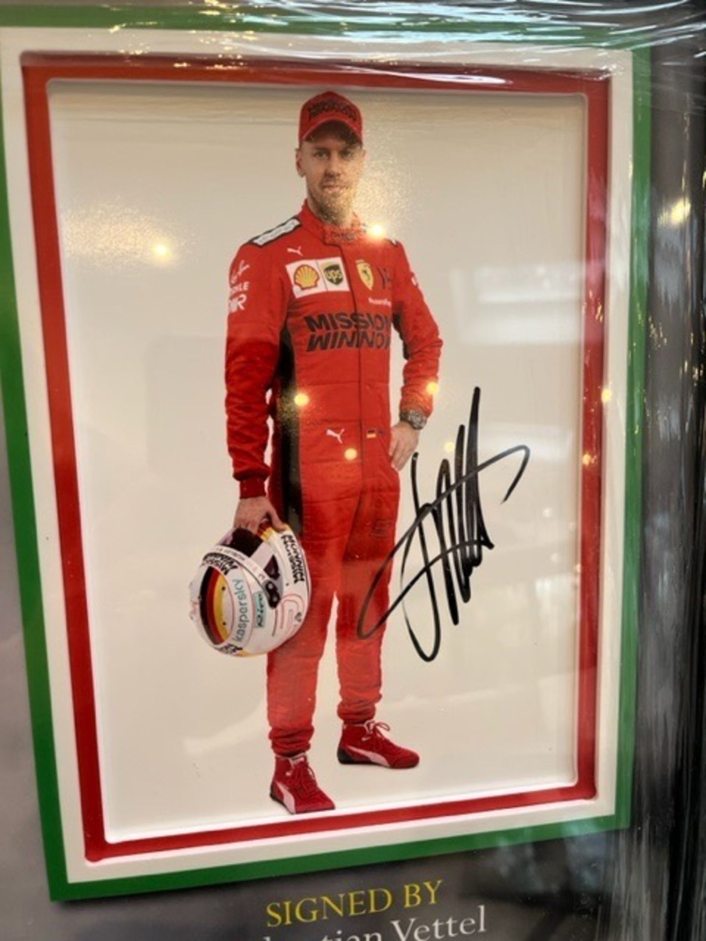 F1 PRESENTATION, HAND SIGNED BY â€˜SEBASTIAN VETTELâ€™ WITH COA - NO VAT! - Image 3 of 5