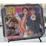 AUSTIN POWERS MOVIE PRESENTATION, HAND SIGNED BY â€˜MIKE MYERSâ€™ WITH COA - NO VAT!