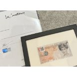 AUTHENTIC BANKSY DI-FACED TENNER WITH LAZ QR CERTIFICATION - NO VAT!