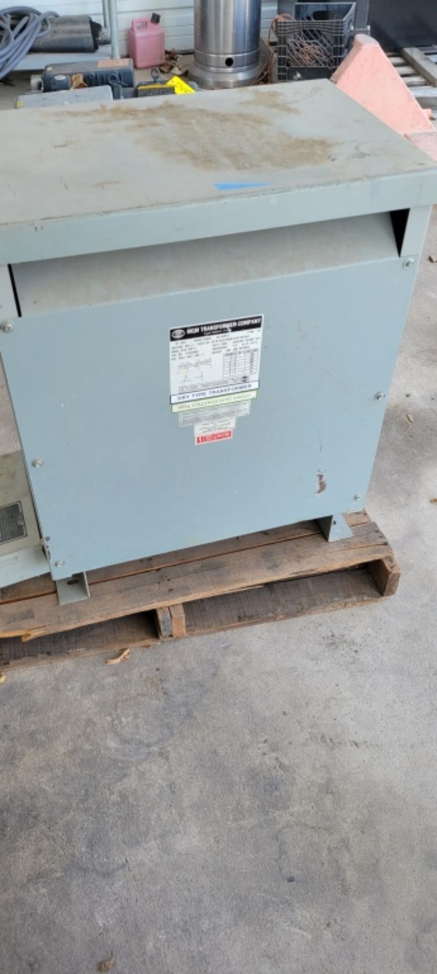 MGM DRY TYPE 3 PHASE TRANSFORMER - Image 3 of 3