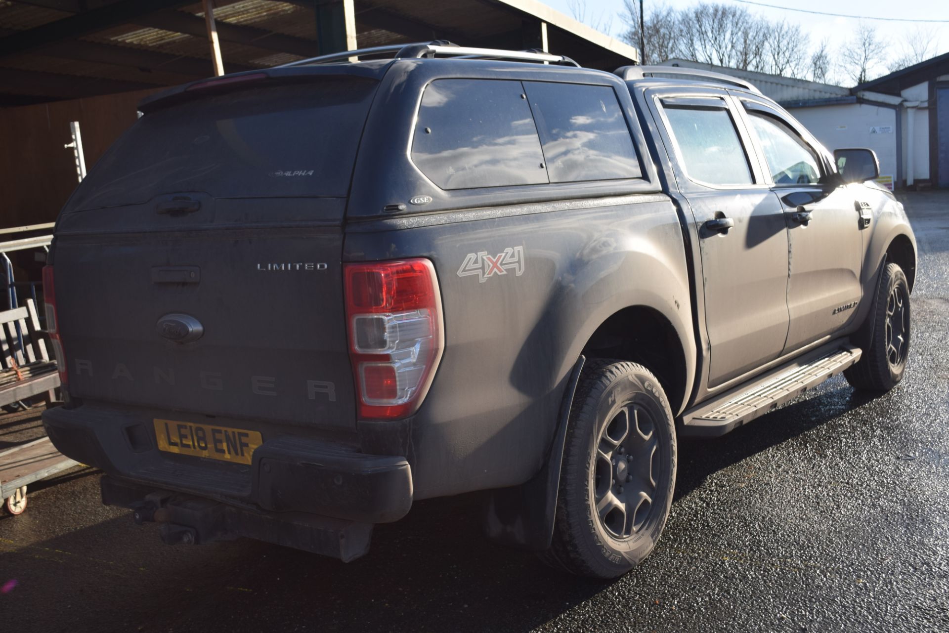 2018 Ford RANGER BLACK SIP 4X4 DCB TDCI Limited edition showing 51000 miles current MOT service - Image 2 of 2