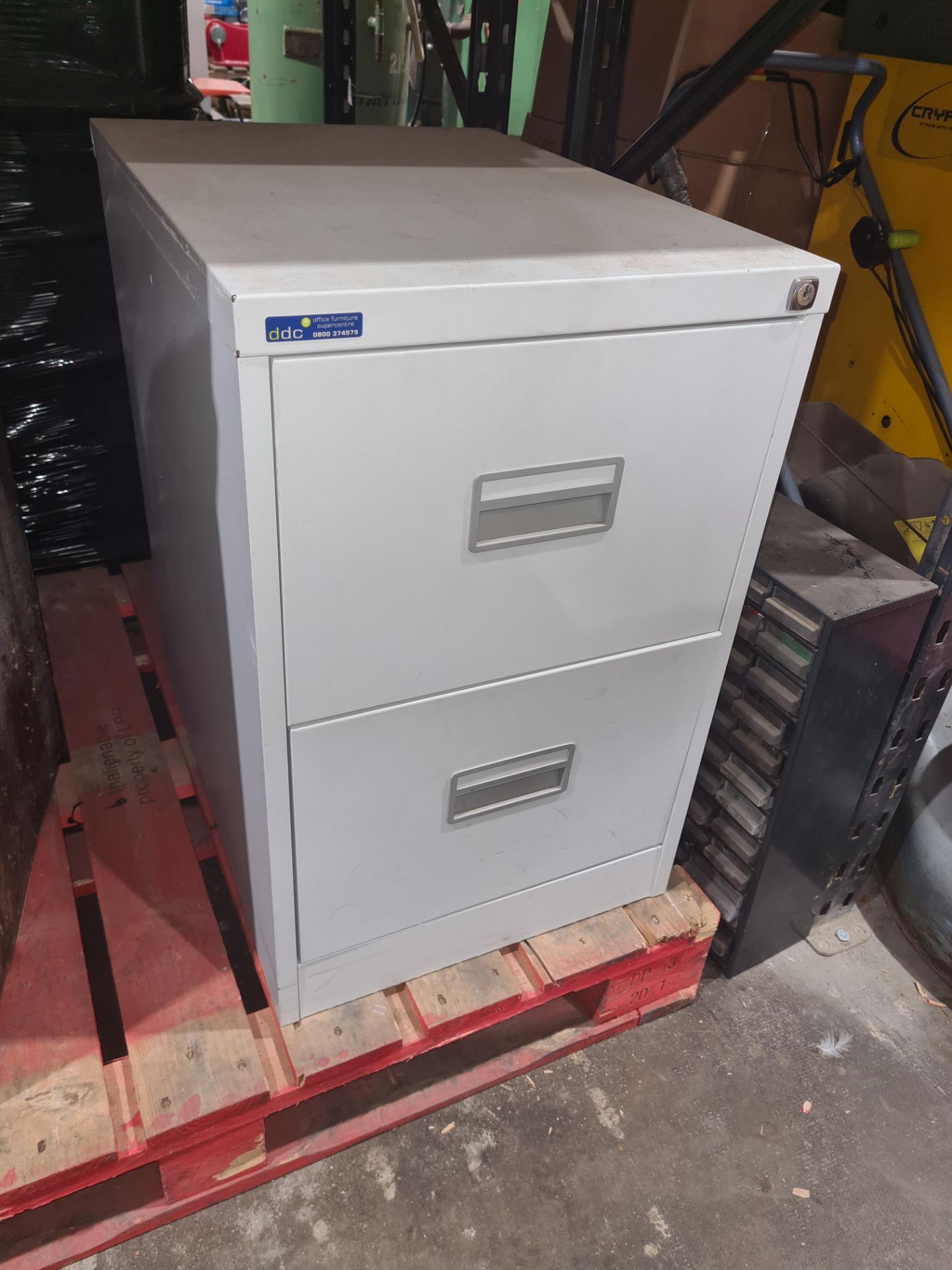 Two drawer filing cabinet NO VAT