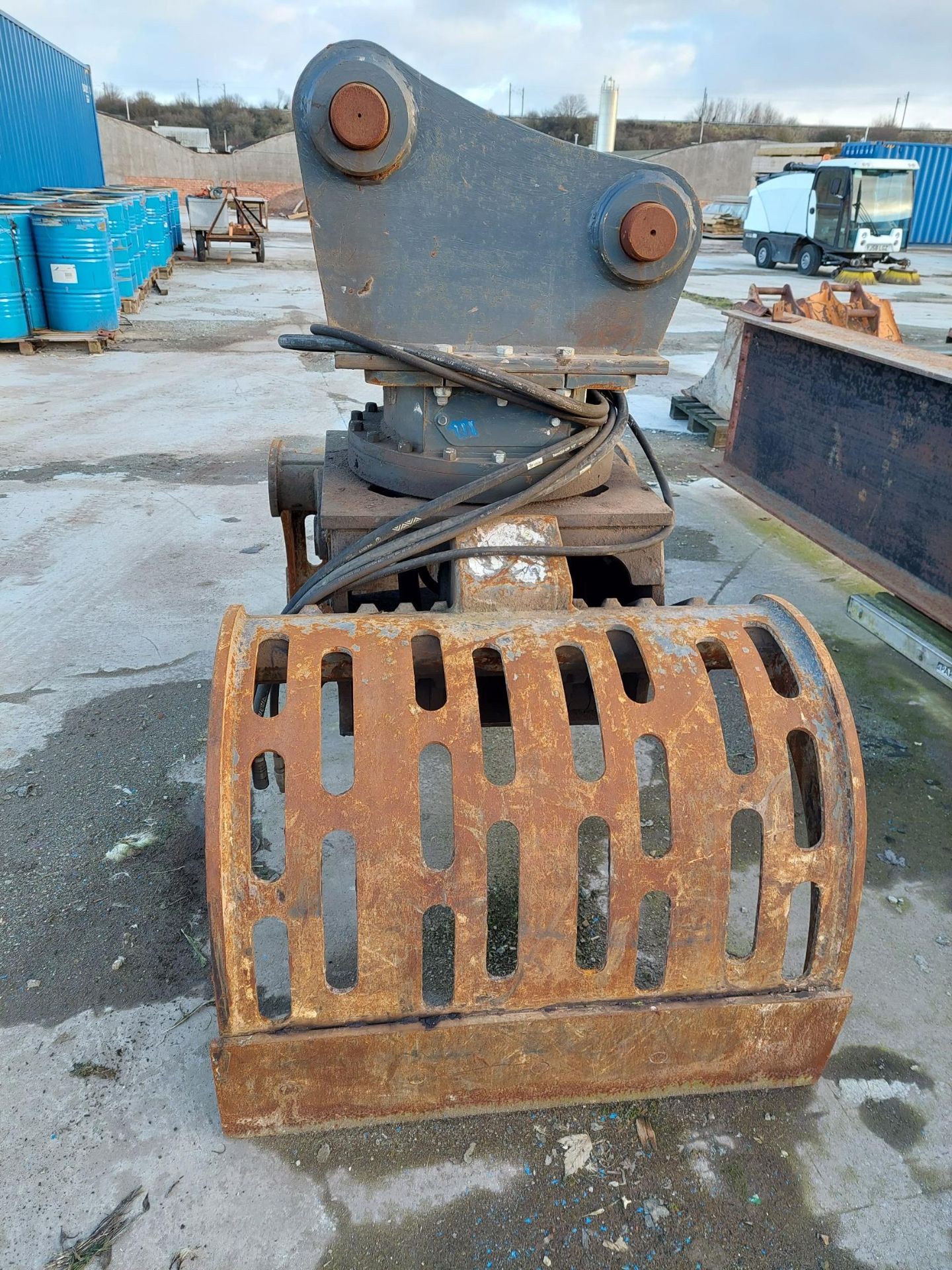 Mustang GRP1500 Hydraulic Rotating Grapple, c/w He - Image 4 of 4