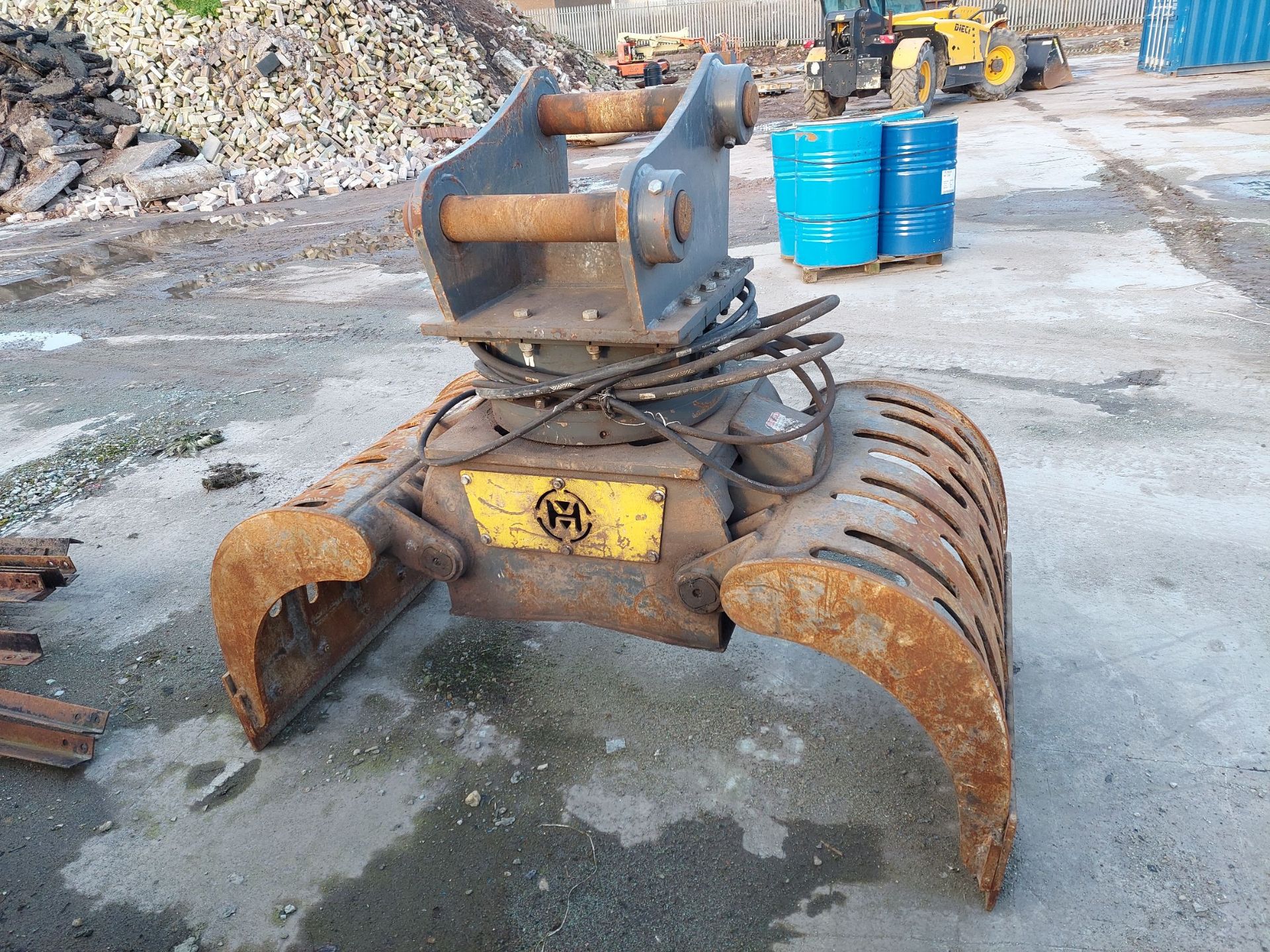 Mustang GRP1500 Hydraulic Rotating Grapple, c/w He - Image 2 of 4