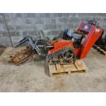 Toro TRX15 tracked trencher, Kawasaki petrol engin