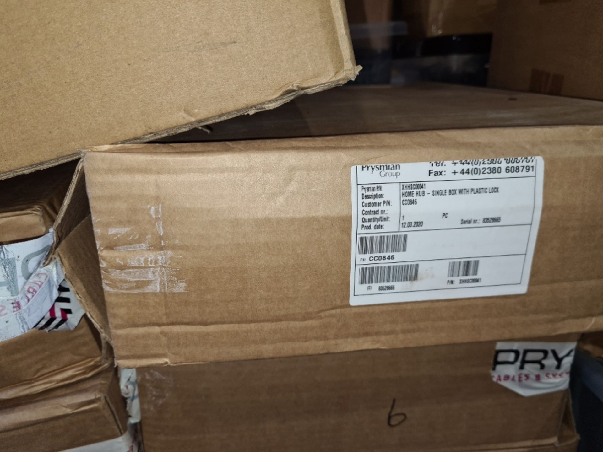 Pallet of assorted and telecomms parts and galv coach screws. - Image 12 of 15