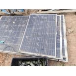 Qty of used solar panels.