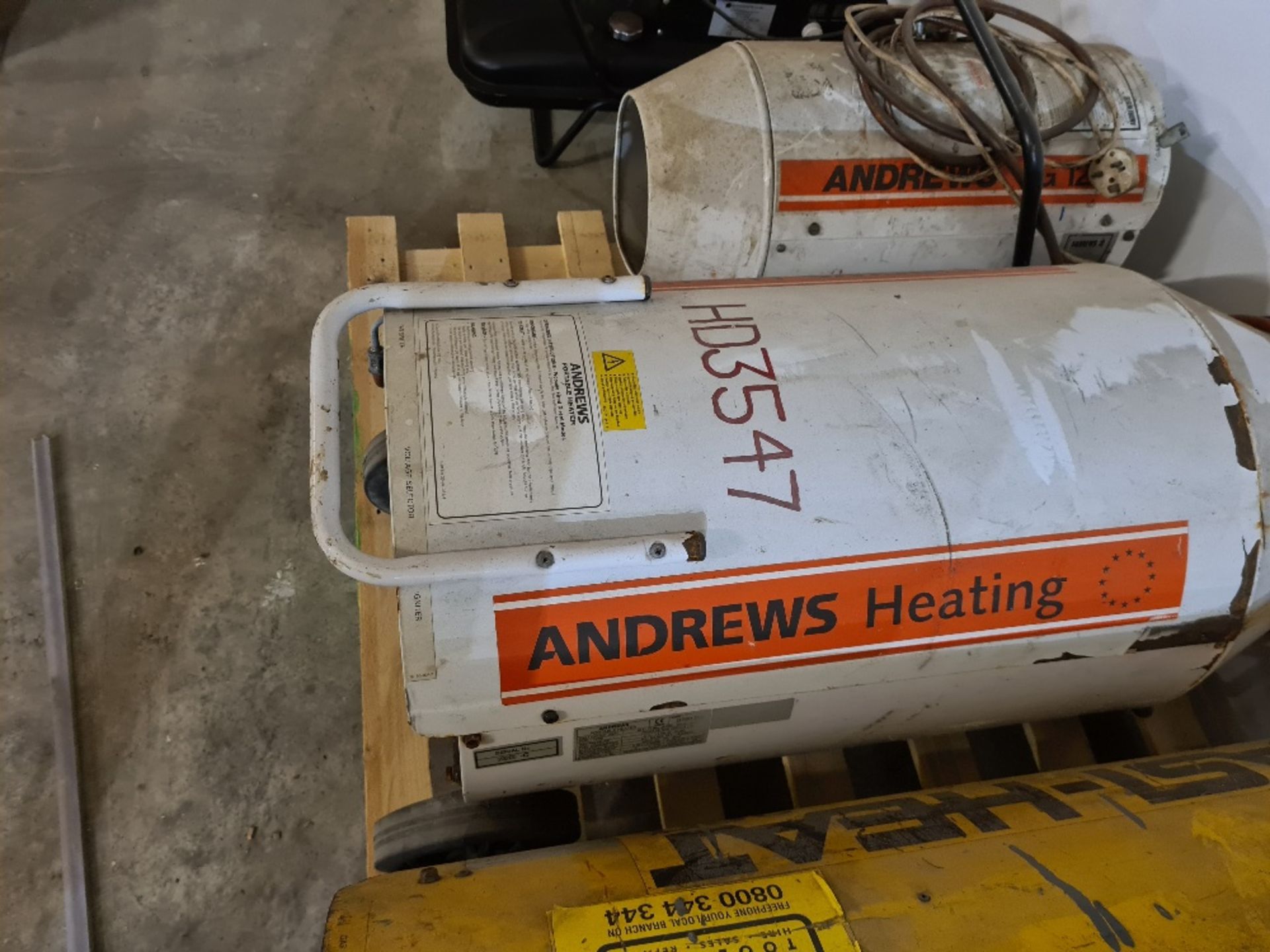 2 x Andrews space heaters.