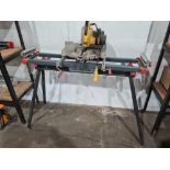 Dewalt mitre saw and tool stand. NO VAT.