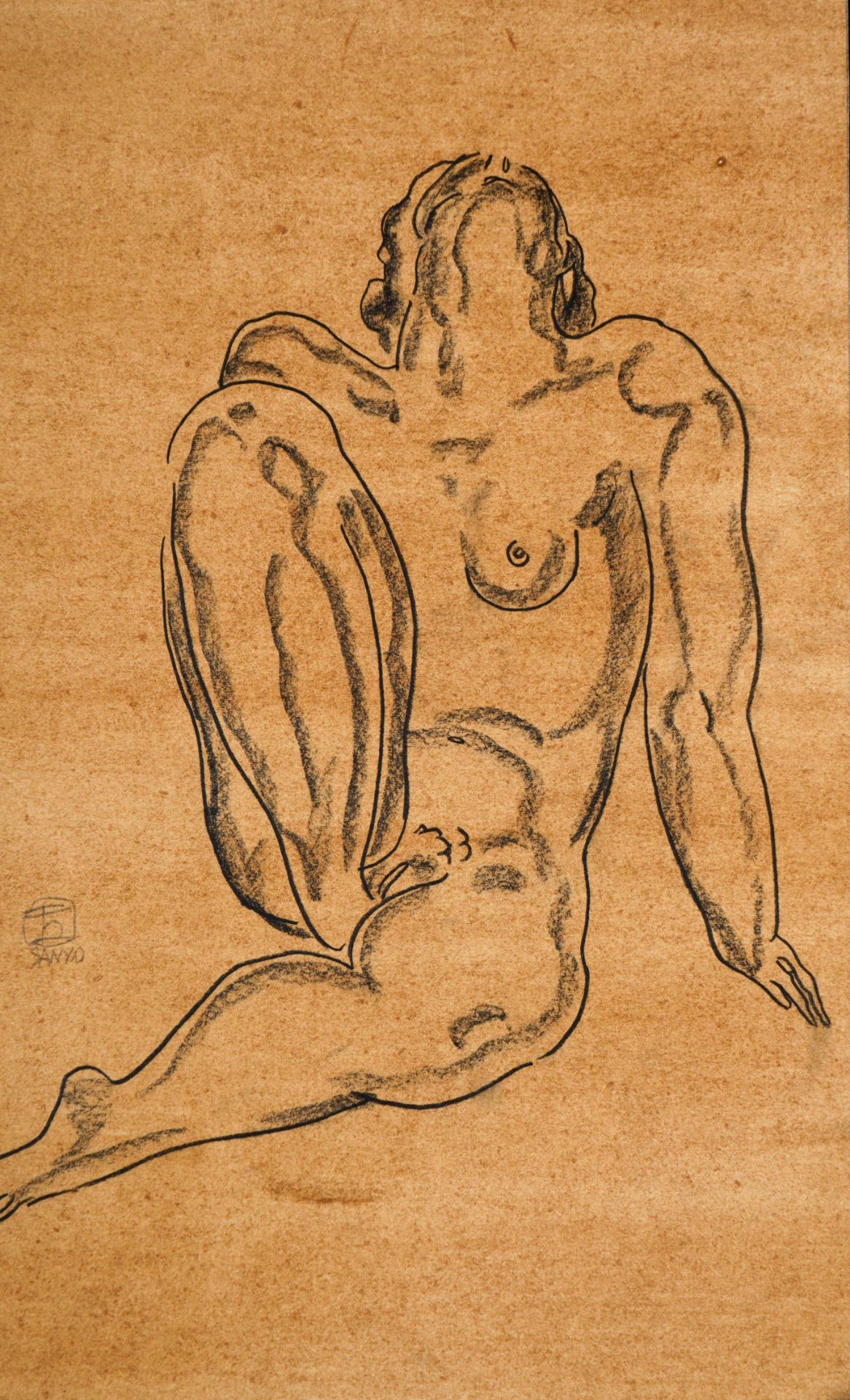 Sanyu (1895-1966), Sketch on Paper