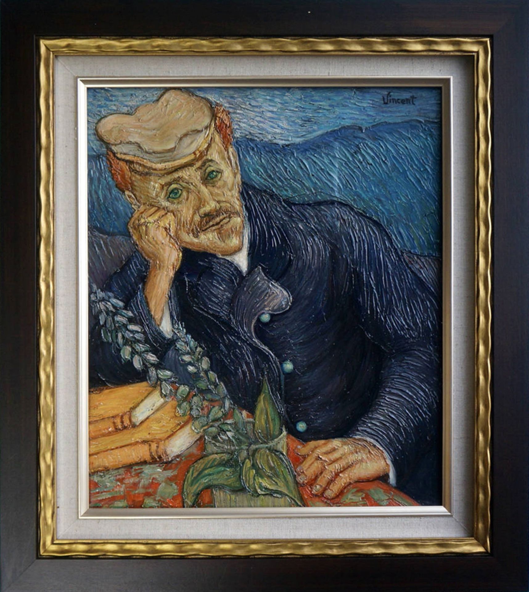 Vincent Van Gogh (1853-1890), Portrait of Dr.Gachet, Oil Painting