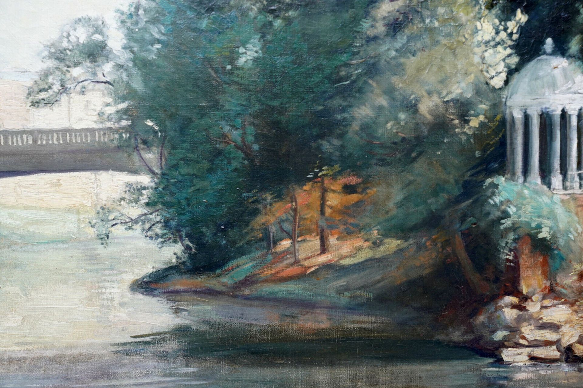 Margaret Maitland Howard (1898-1983), Fantasy Bass, Oil Painting - Image 2 of 3