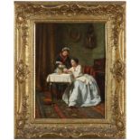 Theophile-Emmanuel Duverger (1821-1901), Oil Painting