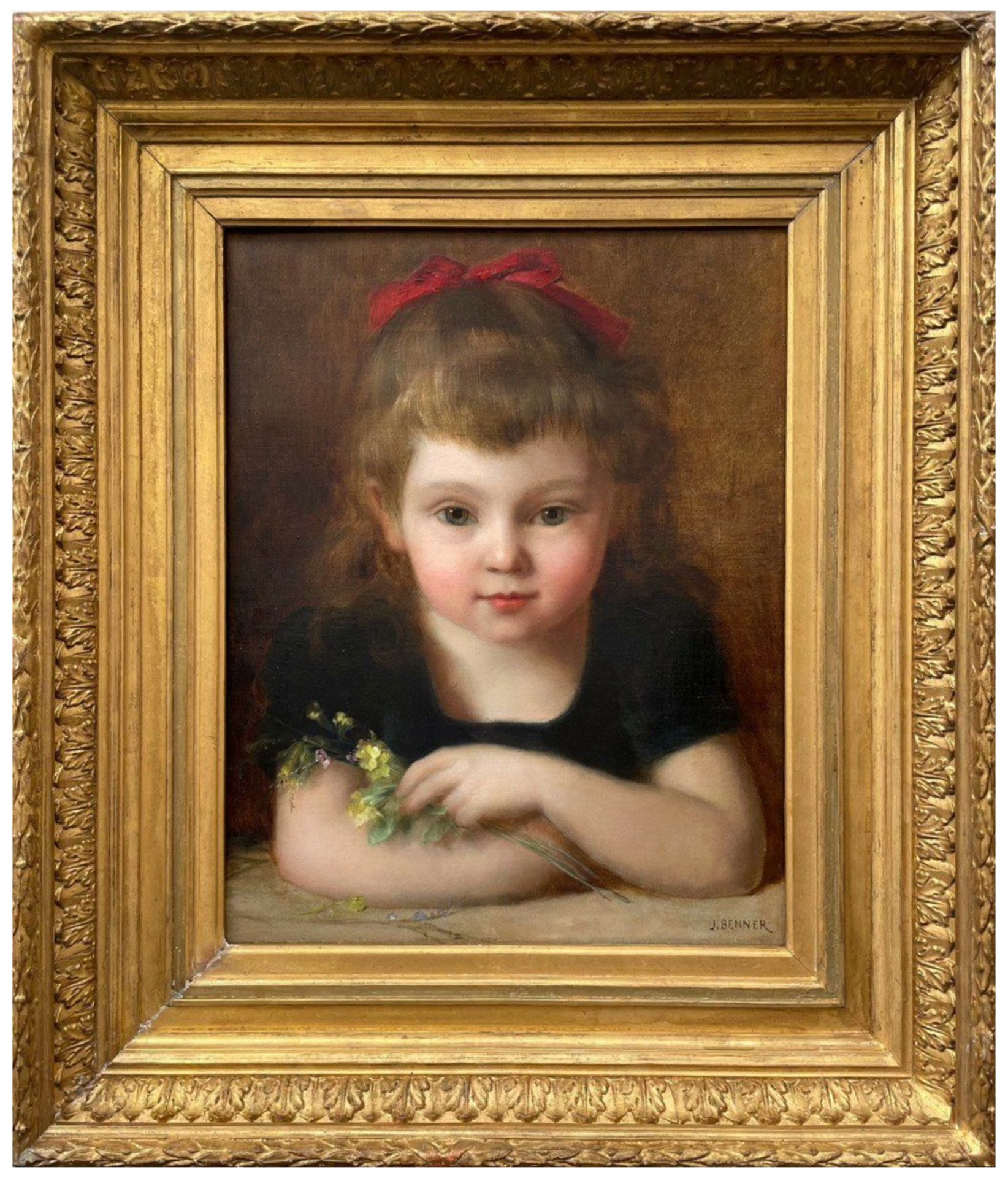 Jean Benner (1836-1909), Oil Painting on Canvas
