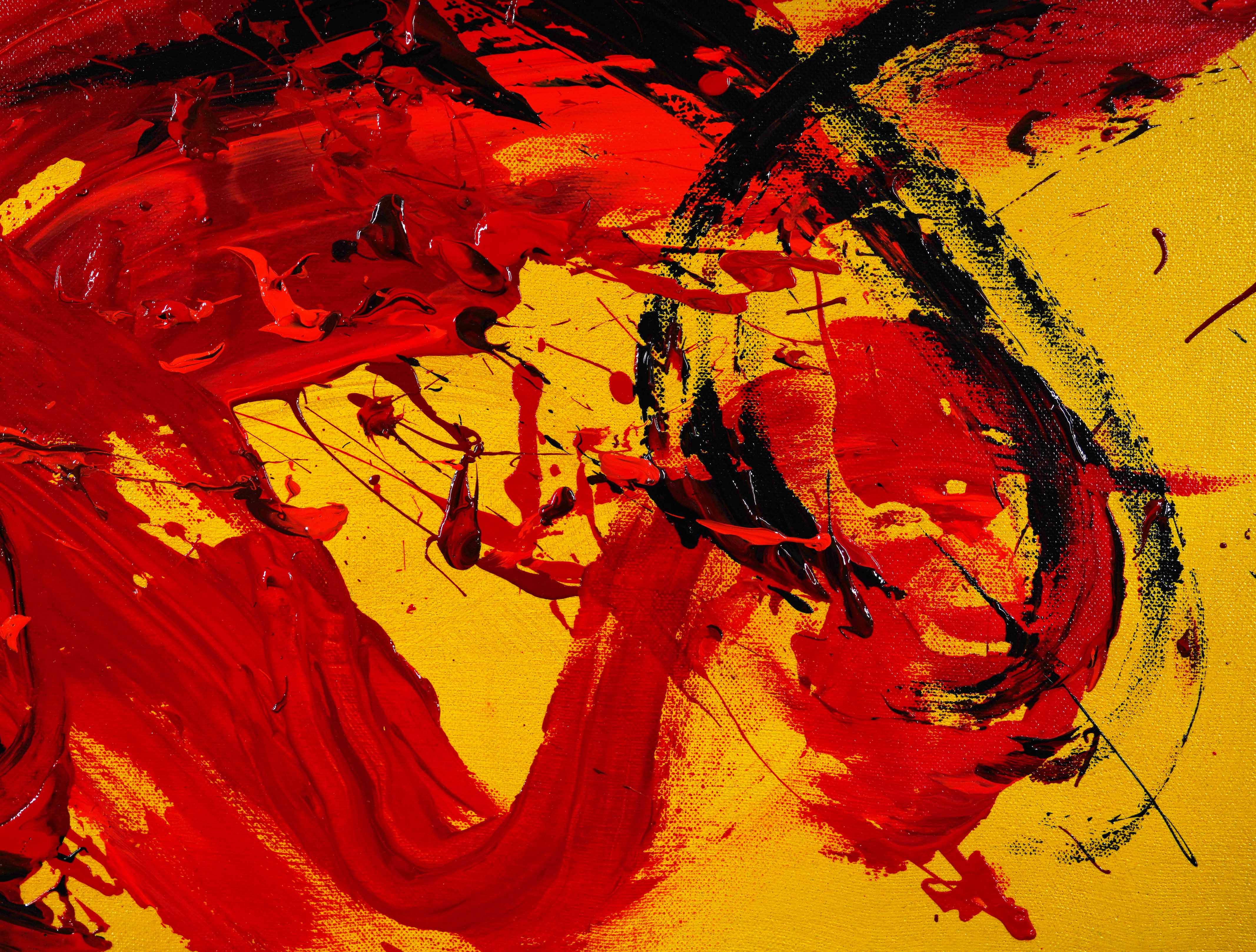 Kazuo Shiraga (1924-2008), Oil Painting - Image 3 of 4