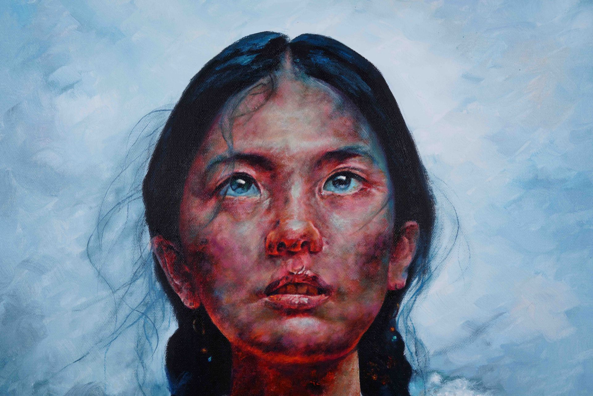 Ai Xuan (B.1947), Oil Painting - Image 3 of 3