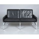 Zweisitzersofa FK 6722 Verchromter