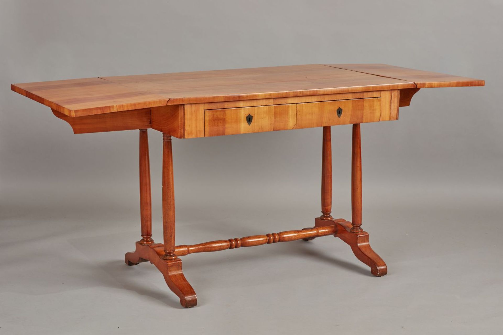 Biedermeier-Schreibtisch Kirschbaum. - Bild 4 aus 5