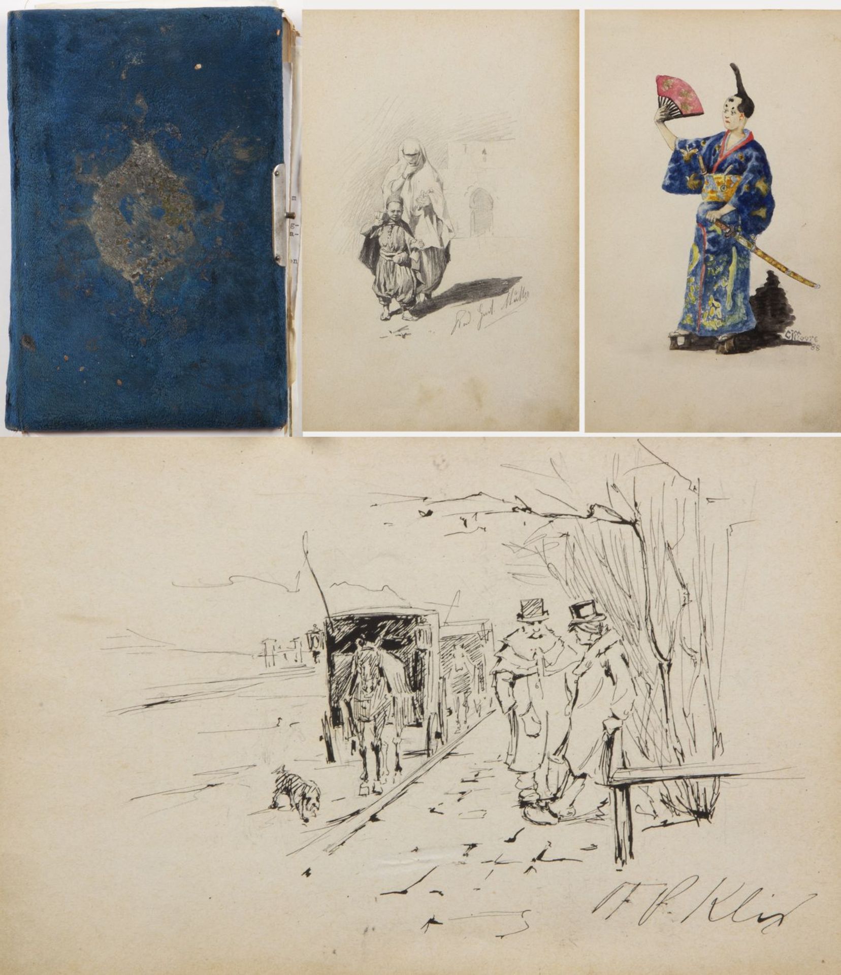 Müller, Rudolf Gustav. Eisenhut, Ferenc. Kappstein, Carl. Gérome, Jean u.a.