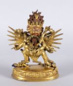 Dharmapala Hayagriva, 2-teilig Bronze,