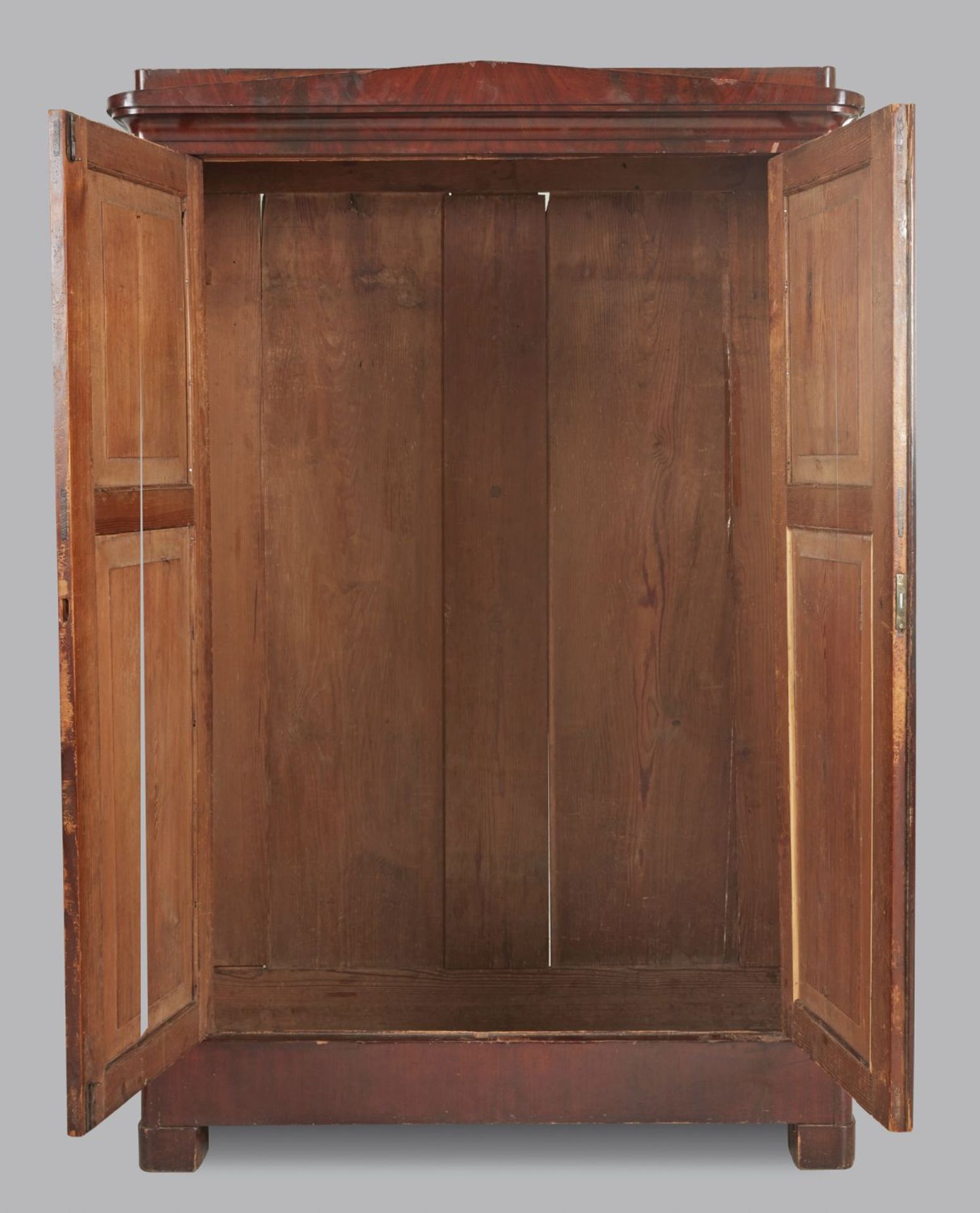 Biedermeier-Schrank Mahagoni. 2-türig. - Image 2 of 3