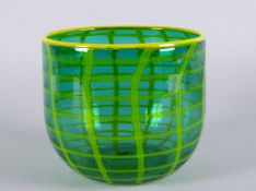 Murano-Vase Grünliches Glas.