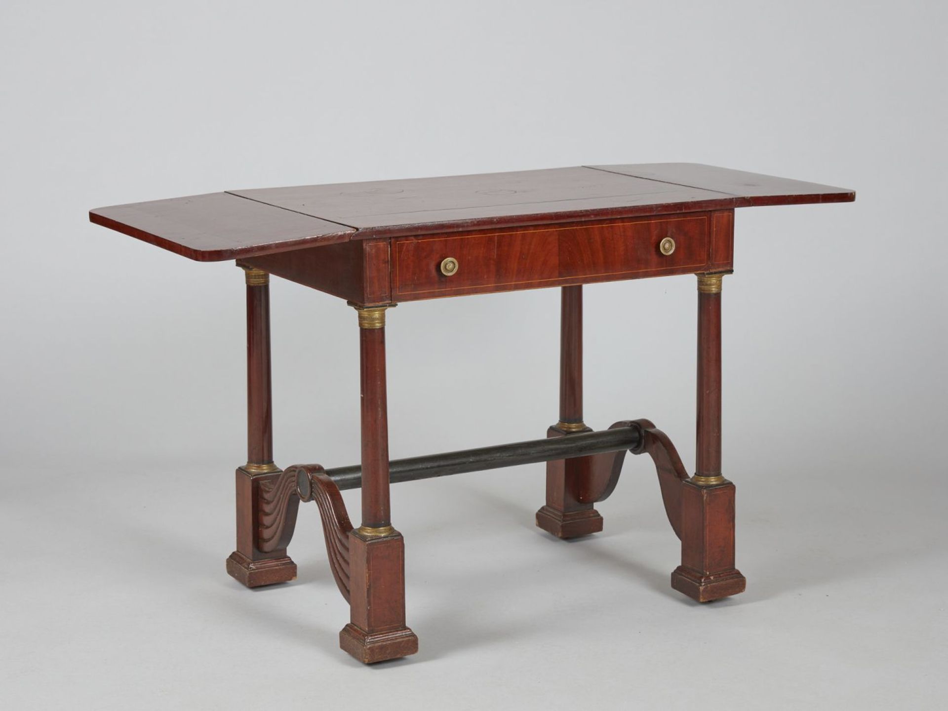 Biedermeier-Beistelltisch Mahagoni. - Image 4 of 6