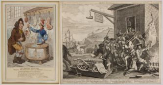 Hogarth, William. Gillray, James