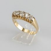Brillant-Ring Gelbgold 585. Ausgefasst