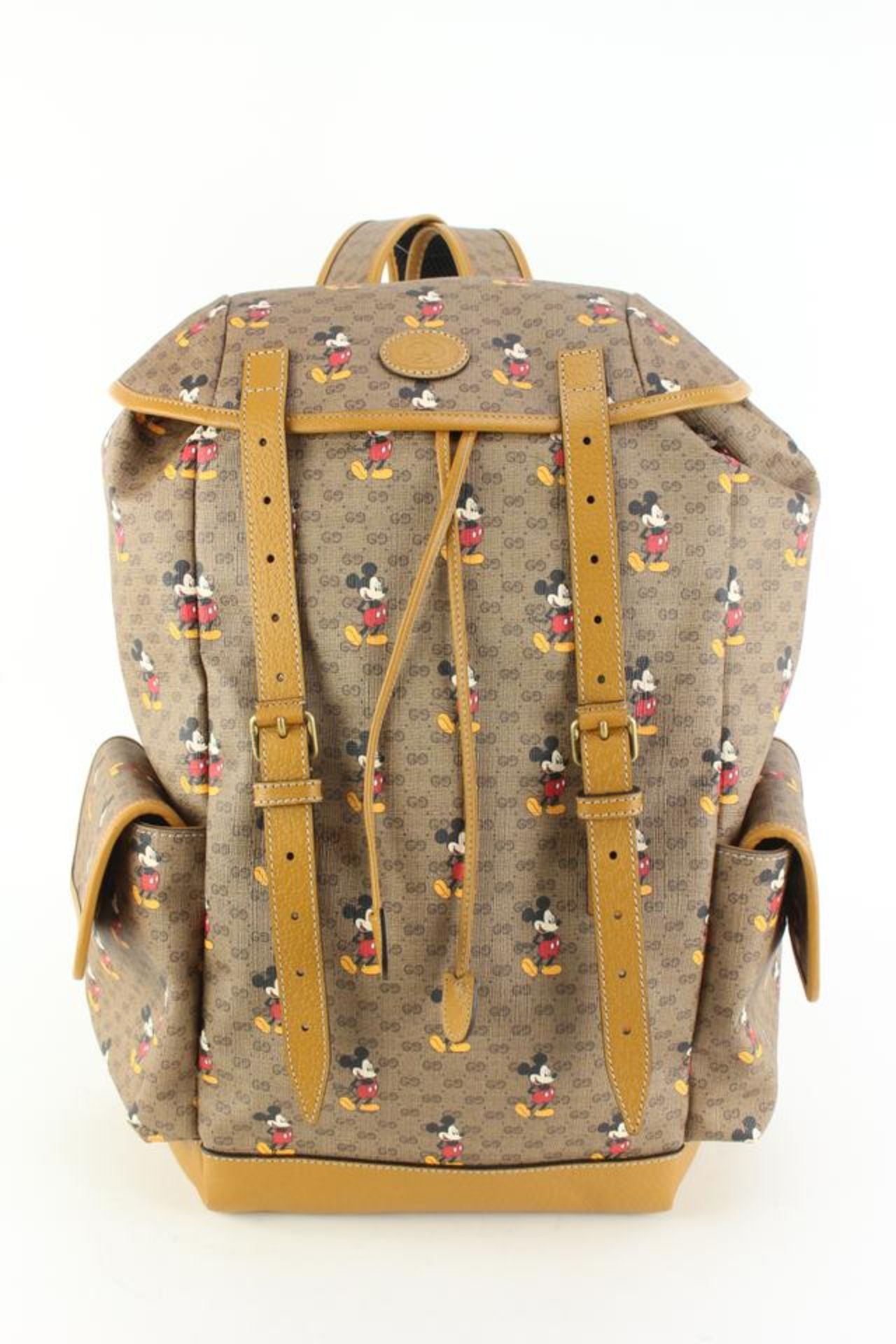 GUCCI X DISNEY MINI GG SUPREME MONOGRAM MICKEY MOUSE MEDIUM BACKPACK