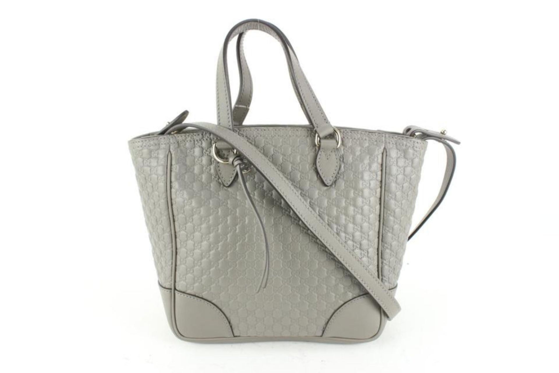 GUCCI GREY MICROGUCCISSIMA SMALL BREE TOTE GRAPHITE - Bild 2 aus 14