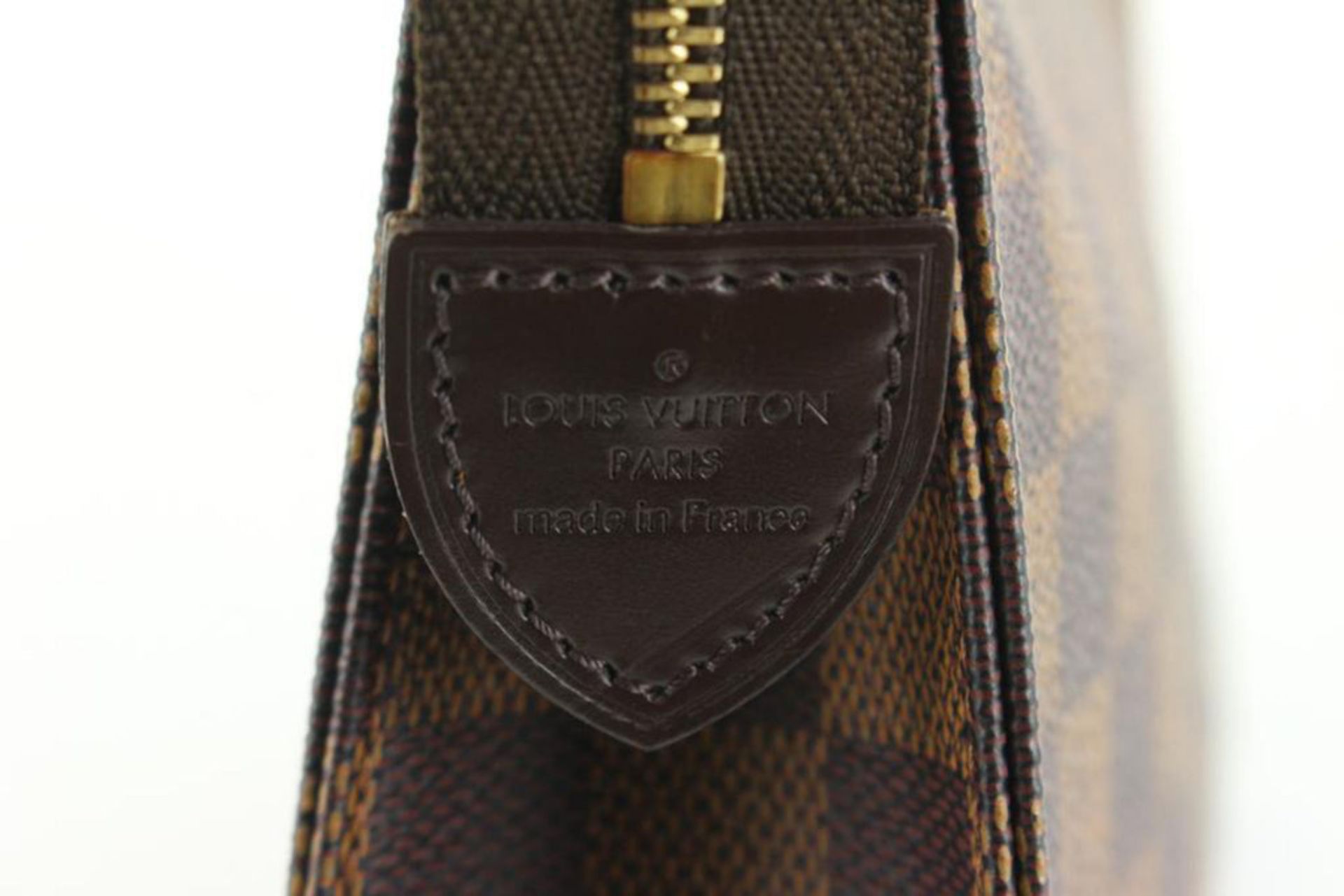 LOUIS VUITTON SPECIAL ORDER DAMIER EBENE TOILETRY POUCH 19 - Bild 9 aus 11