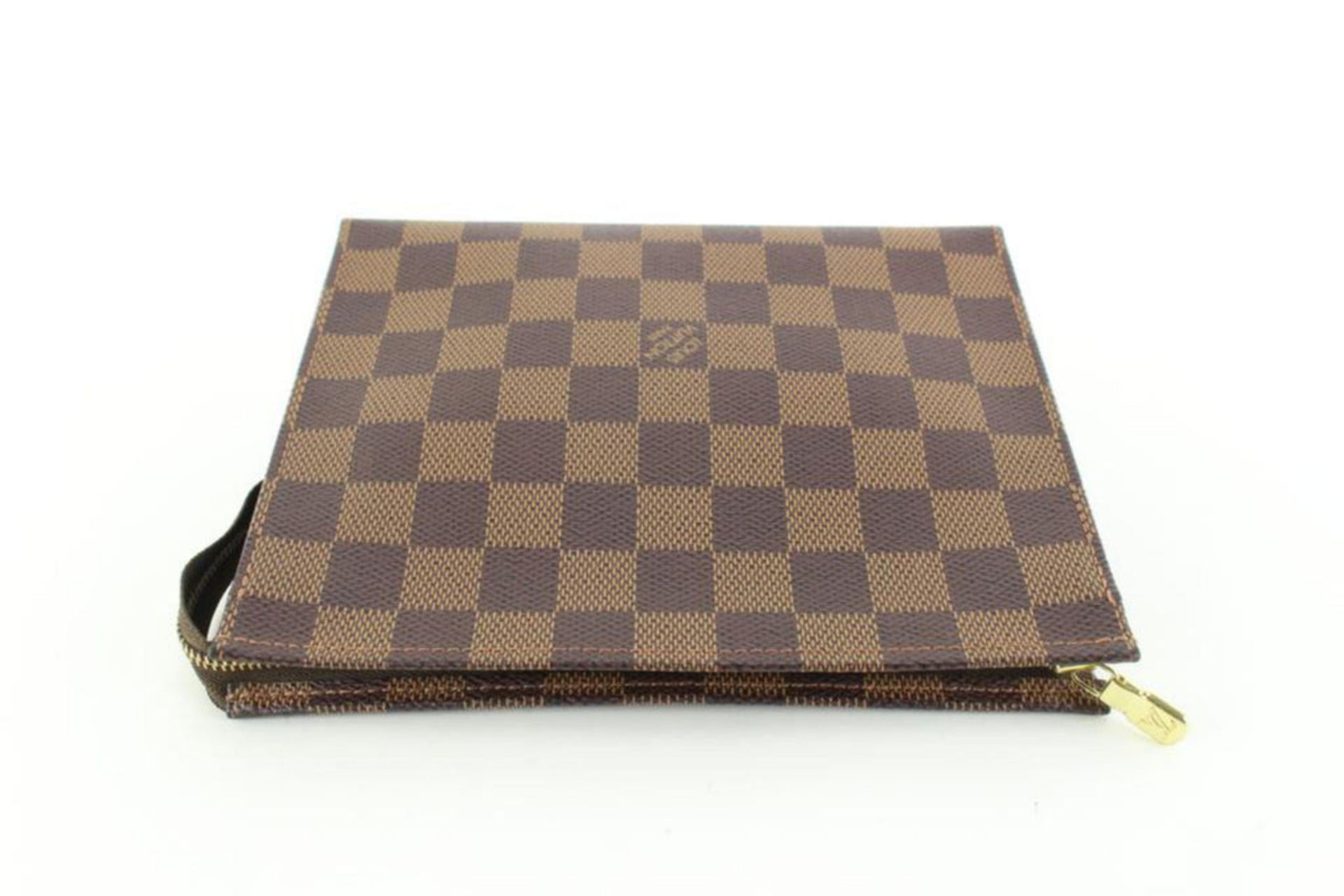 LOUIS VUITTON SPECIAL ORDER DAMIER EBENE TOILETRY POUCH 19 - Bild 8 aus 11