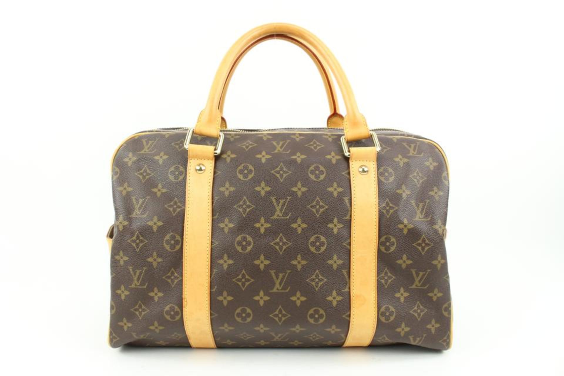 LOUIS VUITTON DISCONTINUED MONOGRAM CARRYALL MINI TRAVEL DUFFLE SPEEDY - Bild 7 aus 12