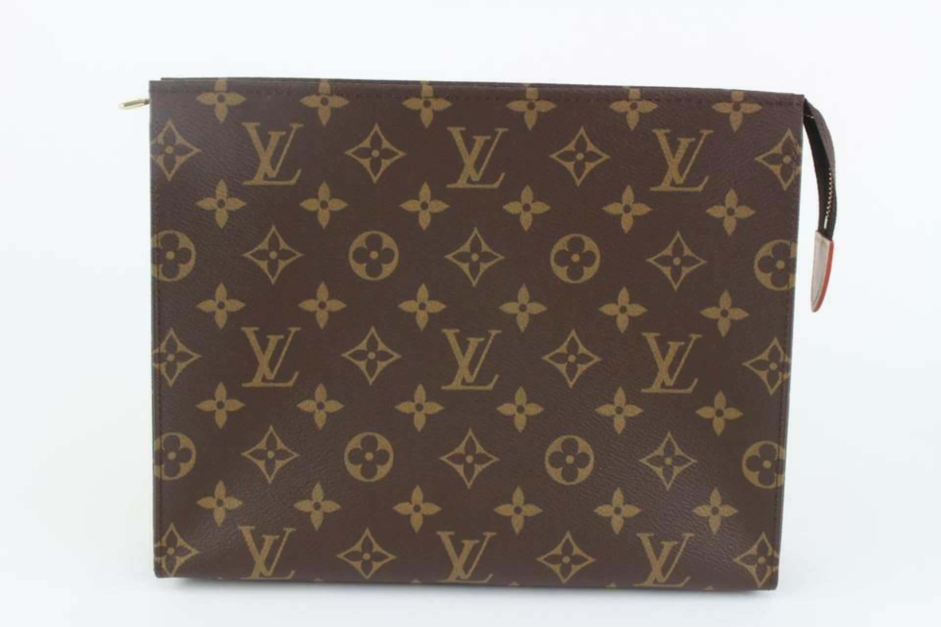 LOUIS VUITTON DISCONTINUED MONOGRAM TOILETRY POUCH 26 COSMETIC CASE