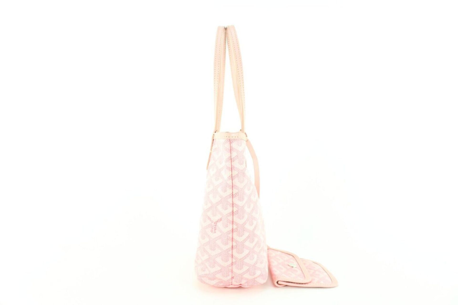 GOYARD PINK CHEVRON MINI ANJOU SAINT LOUIS WITH POUCH - Bild 8 aus 12