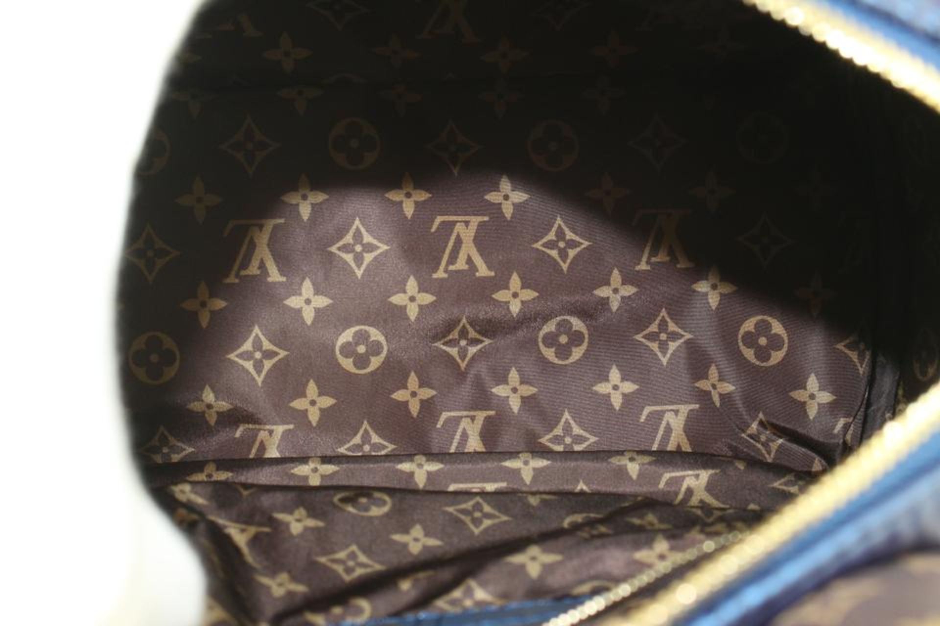 LOUIS VUITTON 2023 NAVY MONOGRAM PUFFER PILLOW SPEEDY 25 BANDOULIERE - Bild 10 aus 11