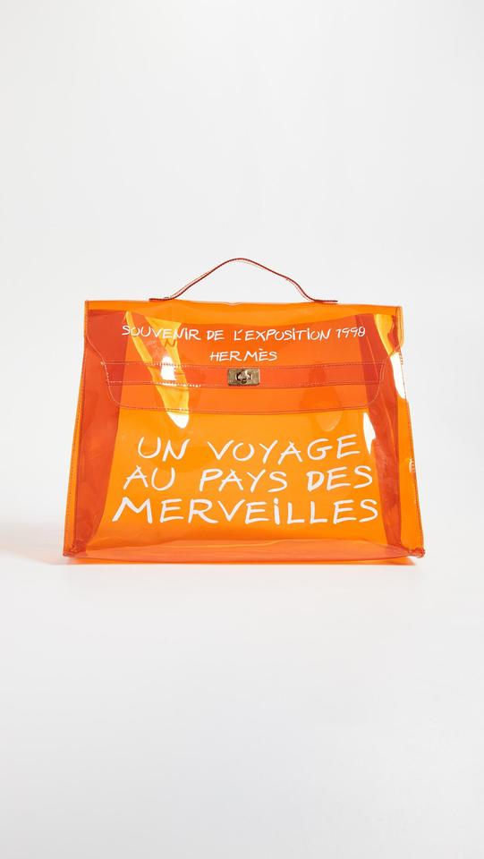 HERMÈS 1998 TRANSLUCENT ORANGE L'EXPOSITION CLEAR SOUVENIR KELLY - Image 2 of 16