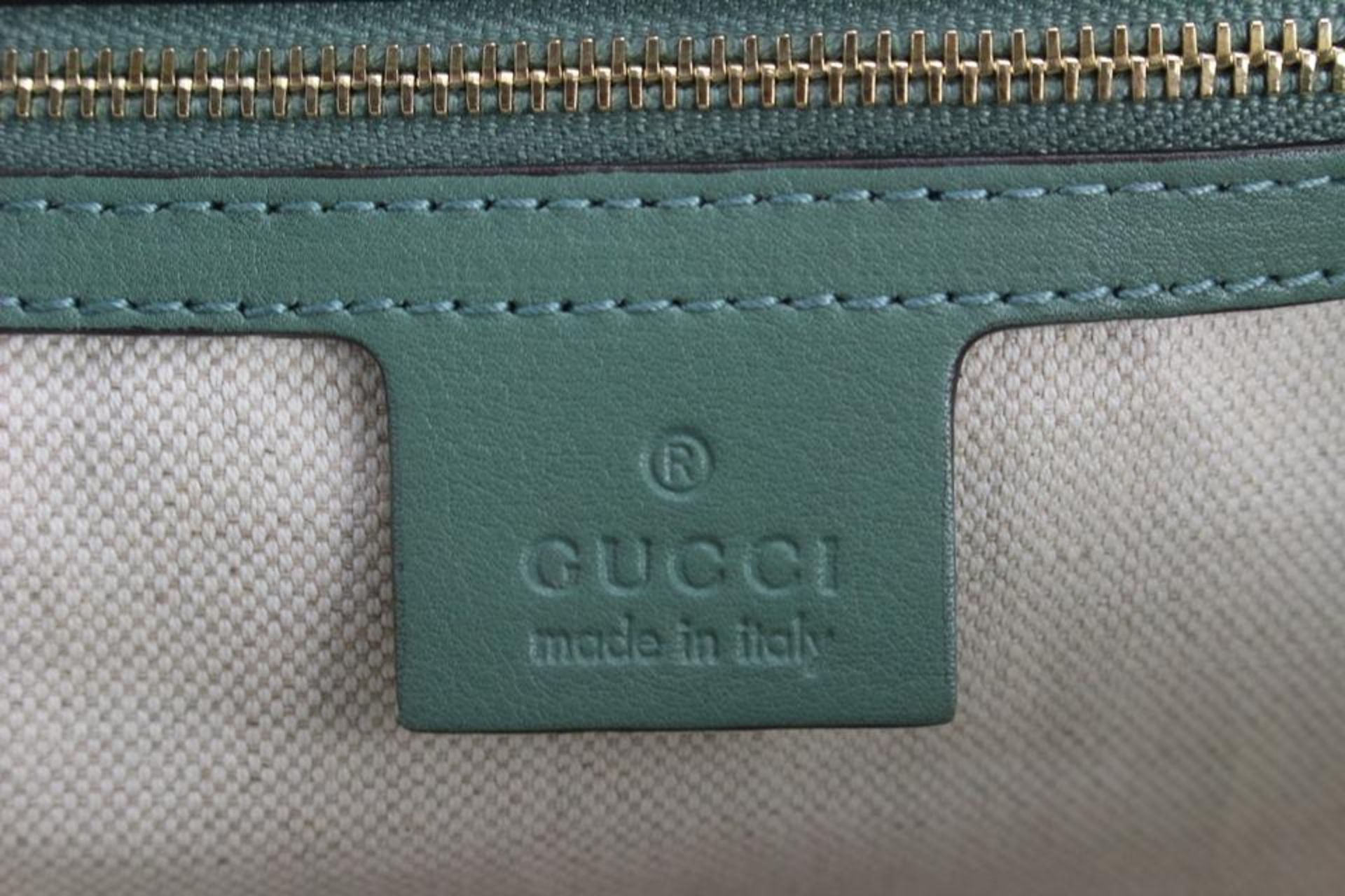 GUCCI GREEN PATENT MICROGUCCISSIMA MEDIUM NICE TOTE - Bild 15 aus 16