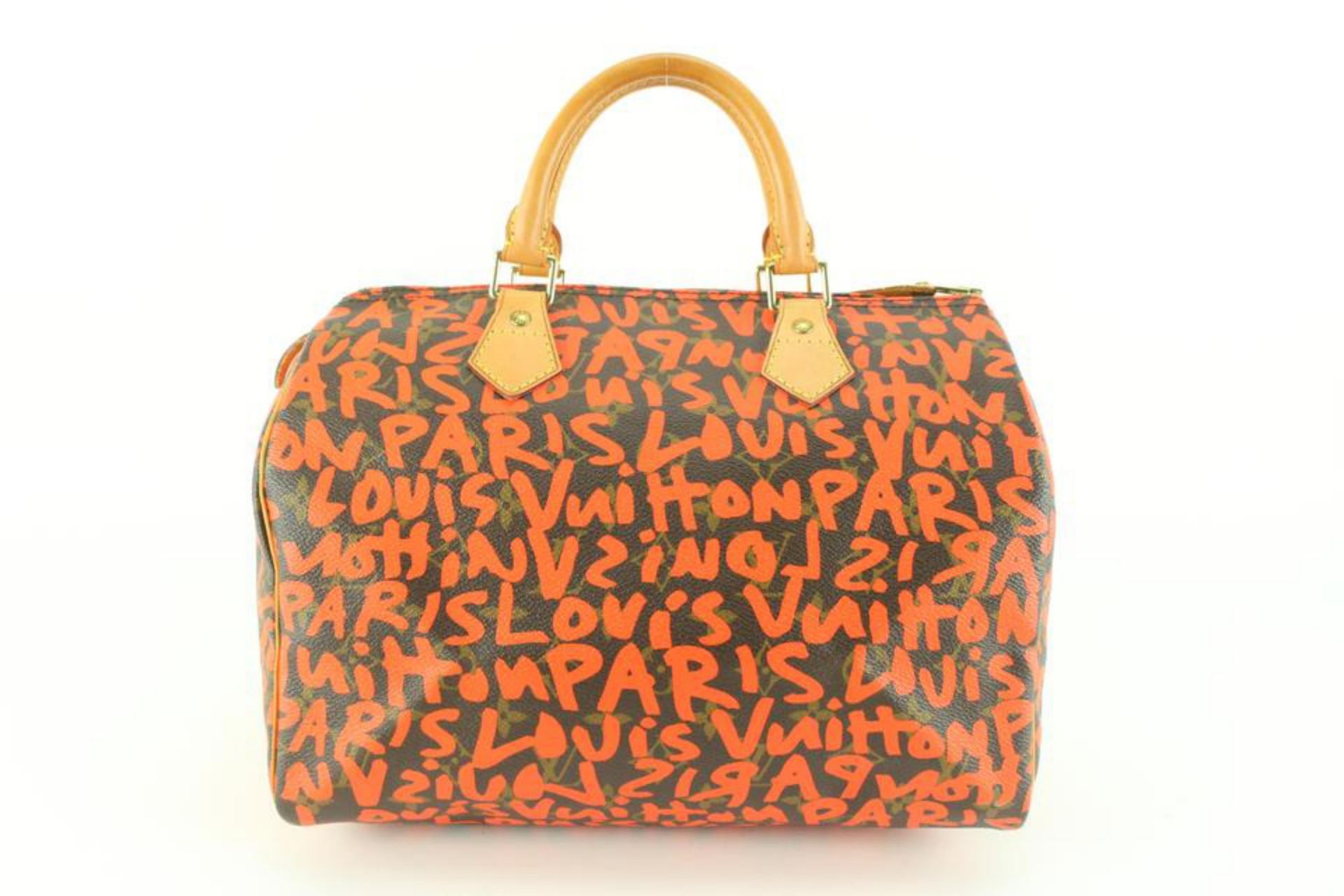 LOUIS VUITTON STEPHEN SPROUSE ORANGE MONOGRAM GRAFFITI SPEEDY 30 - Bild 2 aus 12