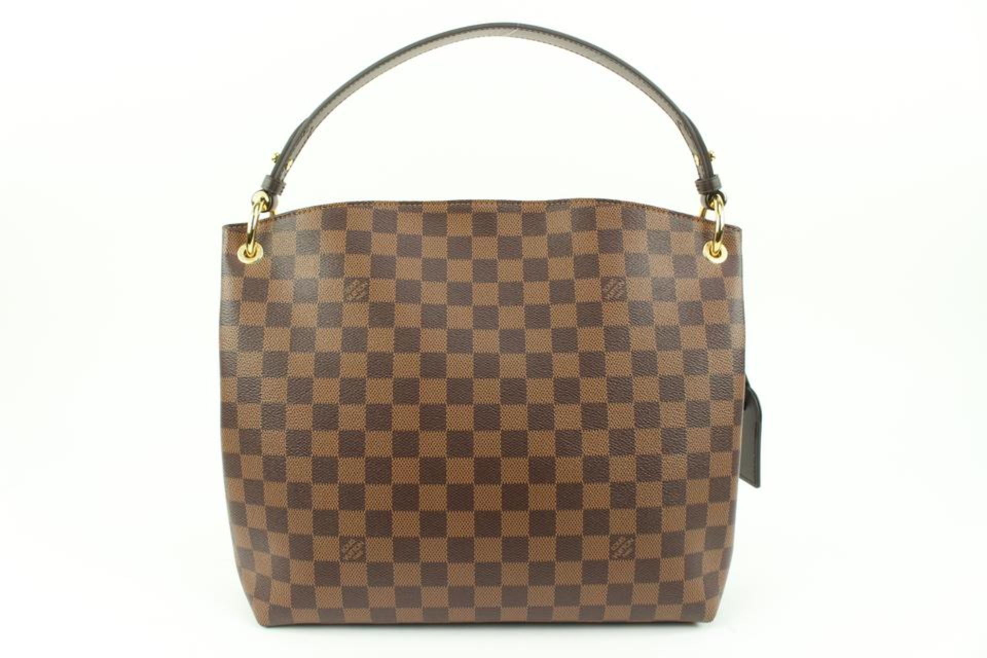 LOUIS VUITTON SOLD OUT EVERWHERE BRAND NEW DAMIER EBENE GRACEFUL PM HOBO - Image 11 of 15