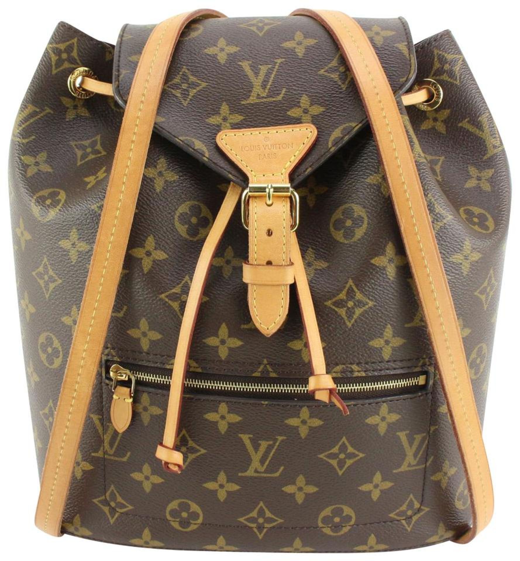 LOUIS VUITTON MONOGRAM MONTSOURIS NM PM BACKPACK - Image 3 of 15