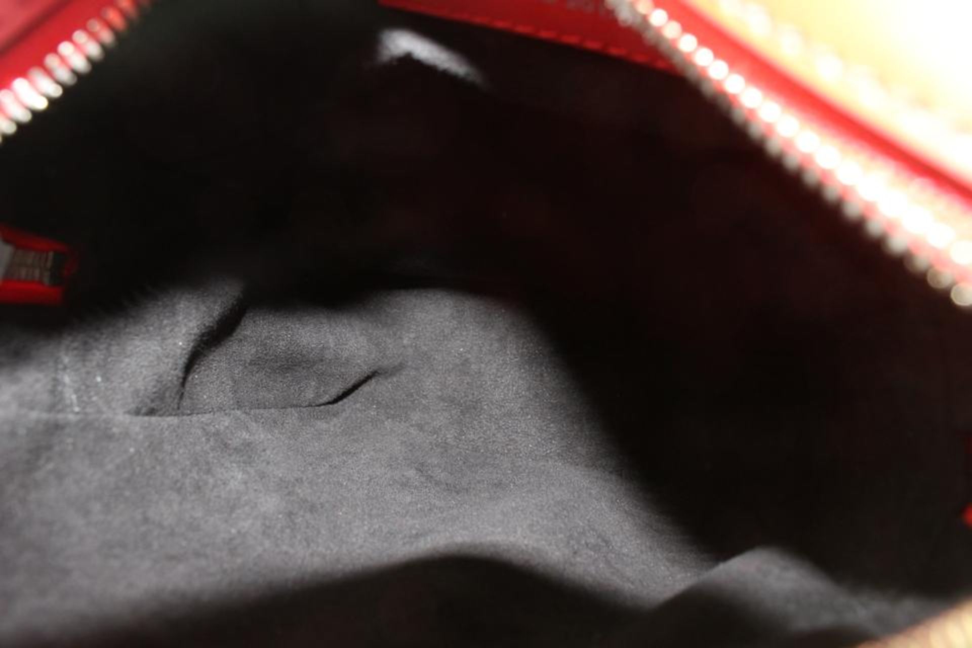 LOUIS VUITTON X SUPREME BRAND NEW LV X SUPREME RED EPI LEATHER DANUBE PM BAG - Image 10 of 11