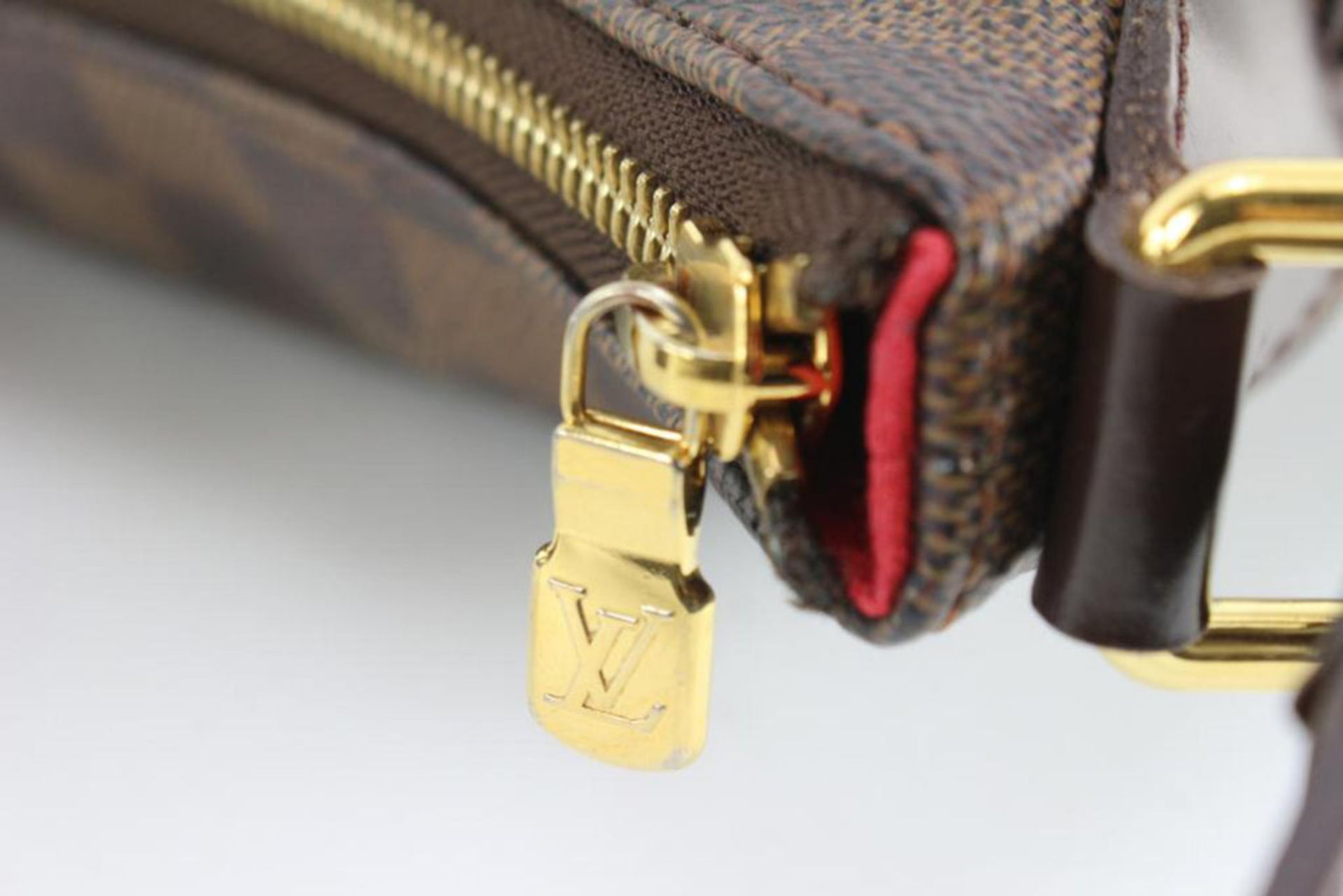 LOUIS VUITTON DAMIER EBENE BLOOMSBURY PM CROSSBODY BAG - Image 7 of 11