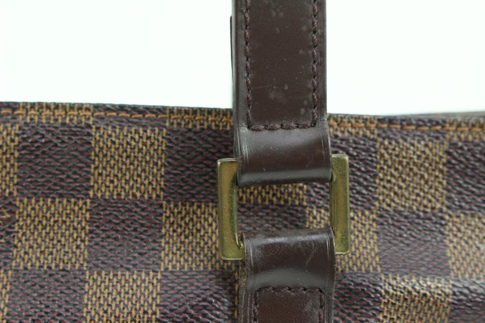 LOUIS VUITTON SPECIAL ORDER DAMIER EBENE CABAS PIANO ZIP TOTE BAG