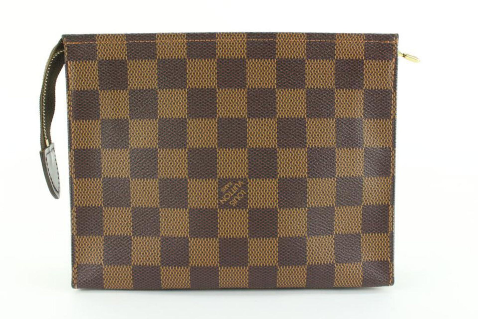 LOUIS VUITTON SPECIAL ORDER DAMIER EBENE TOILETRY POUCH 19 - Bild 7 aus 11