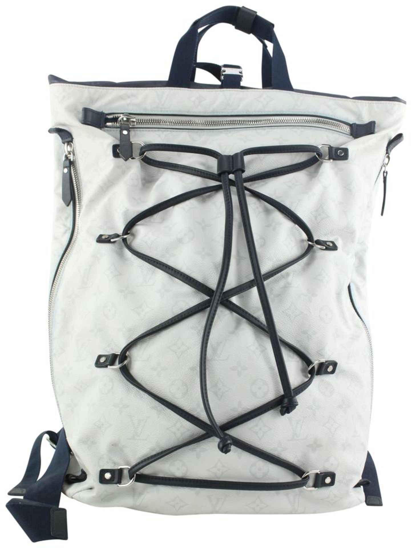 LOUIS VUITTON RARE LIMITED WHITE MONOGRAM ULTRALIGHT BACKPACK - Image 2 of 12