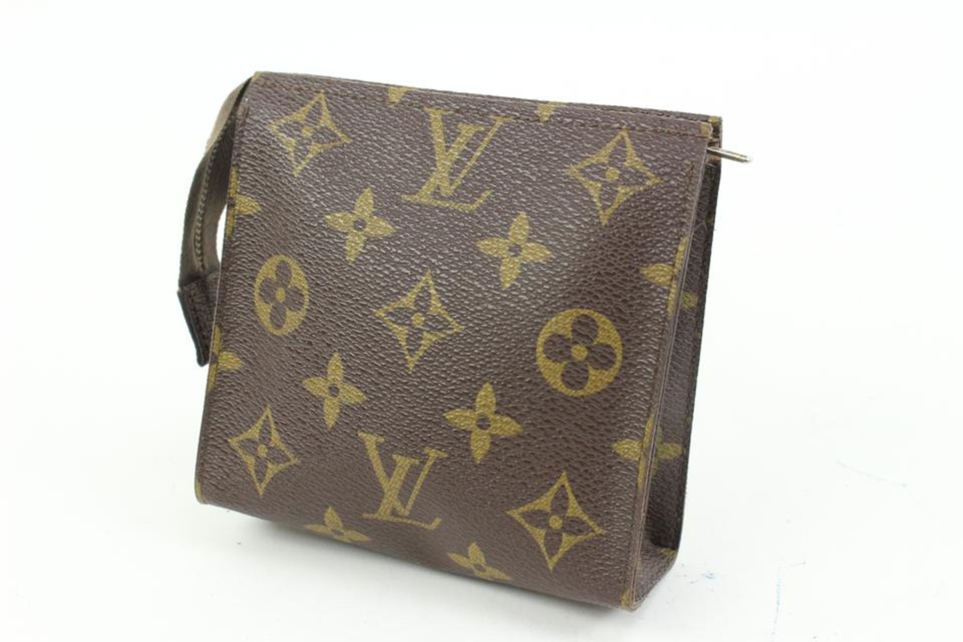 LOUIS VUITTON ULTRA RARE MONOGRAM TOILETRY POUCH 11 POCHE TOILETTE - Image 12 of 12